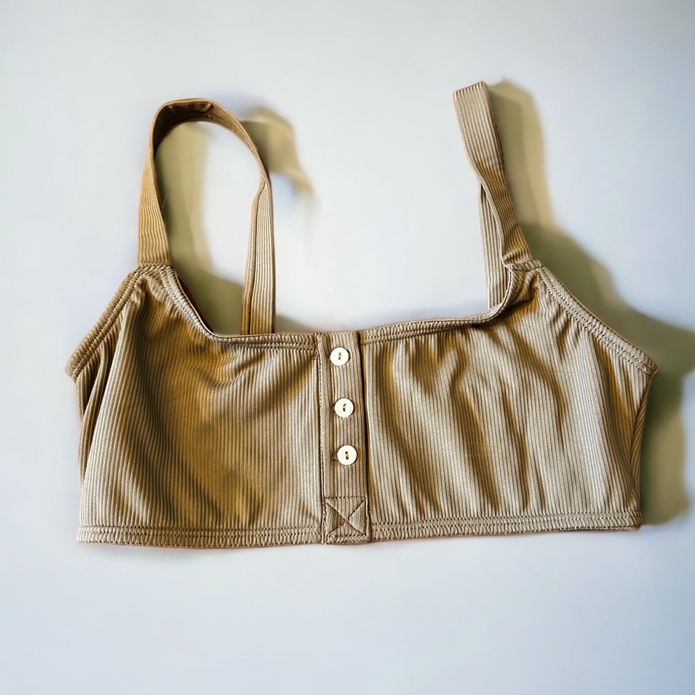 Free people intimately army green XS bralette NWOT